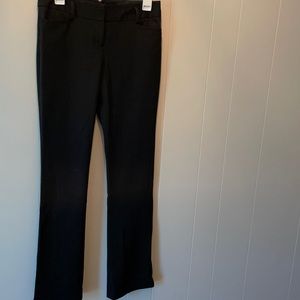 Black Express Columnist Bootcut Dress Pants